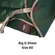 Big D Horse Green Nylon Sheet Size 80 USED image 7