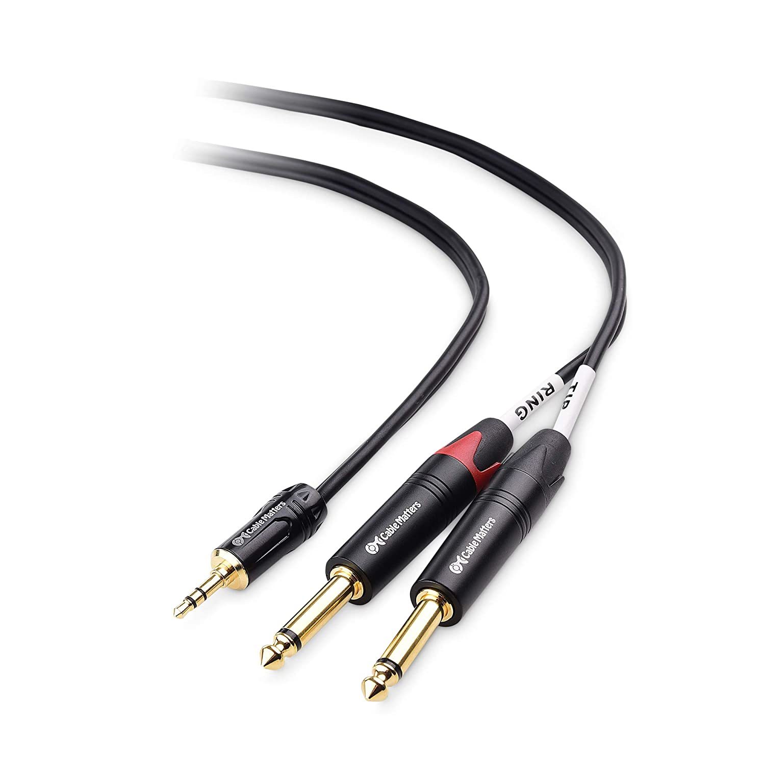 Cable Matters (1/8 Inch) 3.5mm to XLR Cable 6 ft Male to Male (XLR to 3.5mm  Cable, XLR to 1/8 Cable, 1/8 to XLR Cable)