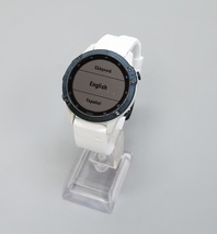 Garmin Fenix 6 Pro Solar GPS Watch Mineral Blue Titanium Whitestone Band  image 2