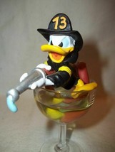 Extremely Rare! Disney Donald Duck Fireman in Glass Demons Merveilles Fi... - $267.30