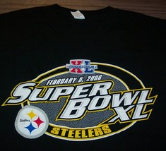 Pittsburgh Steelers Superbowl Xl 2006 Nfl Football T-Shirt Medium - $16.34