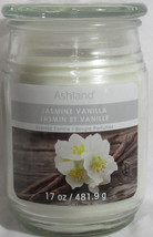 Ashland Scented Candle New 17 Oz Large Jar Single Wick Spring Jasmine Vanilla - $19.60
