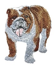 Amazing Custom Dog Portraits[ Bulldog -2 ]Custom and Unique] Embroidered Iron on - $18.01