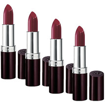 Pack of (4) New Rimmel Lasting Finish Lipstick 124 Bordeaux, 0.14 Ounces - $36.96