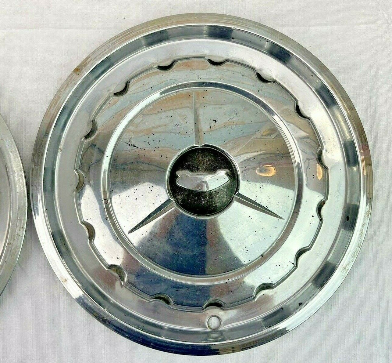 1957 Chevrolet Bel Air Hub Caps Wheel Covers 2nd Generation Original ...