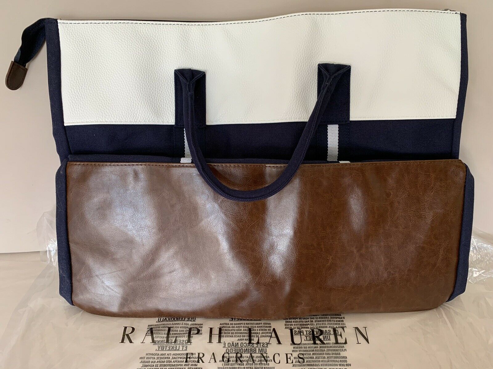 Polo Ralph Lauren logo-embroidered Canvas Duffle Bag - Newport Navy/New Forest