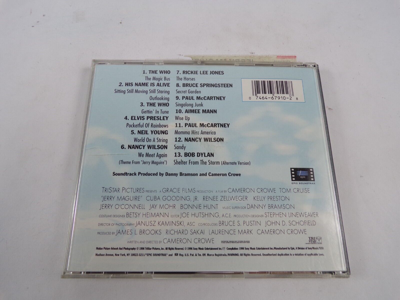 Jerry Maguire Music From The Motion Picture Sound Track CD#43 - CDs