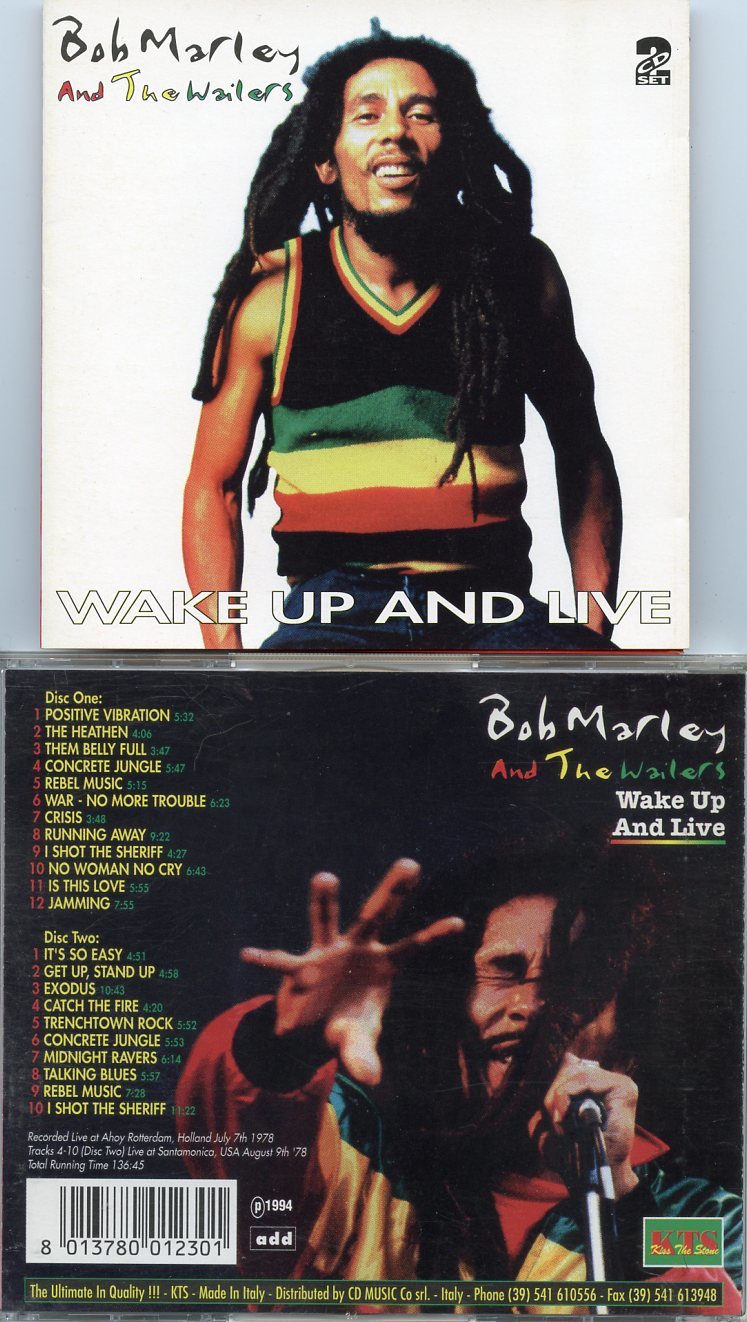 Bob Marley Wake Up And Live ( 2 CD set ) ( KTS ) ( Rotterdam July 7th