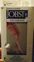 Jobst Anti-Embolism Compression Stocking Thigh Length White Large-Short ... - $14.70