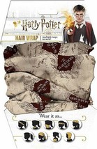 Harry Potter Marauders Map Illustrated Lightweight Hair / Face Wrap NEW UNUSED - $9.74