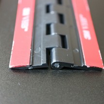 4x Black Acrylic Hinges – No glue required. Black Plastic 75mm - $18.99