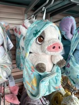 Disney Parks Baby Pua the Pig in a Hoodie Pouch Blanket Plush Doll New image 5