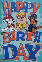 Paw Patrol Greeting Card Birthday &quot;Happy Birthday Day&quot; - $3.89