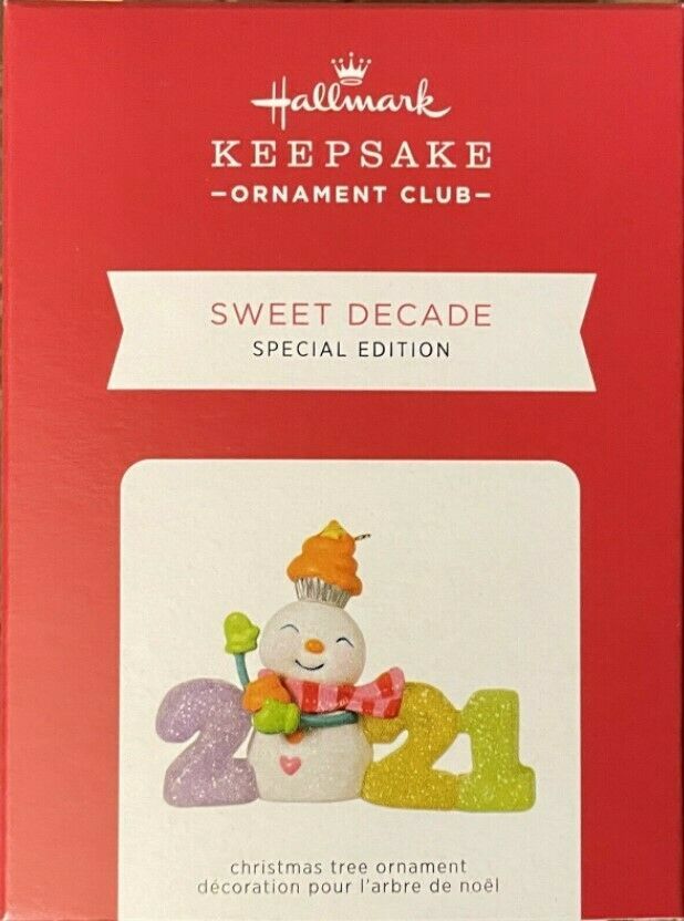 Hallmark Sweet Decade Special Edition Keepsake Ornament 2021 Ornaments