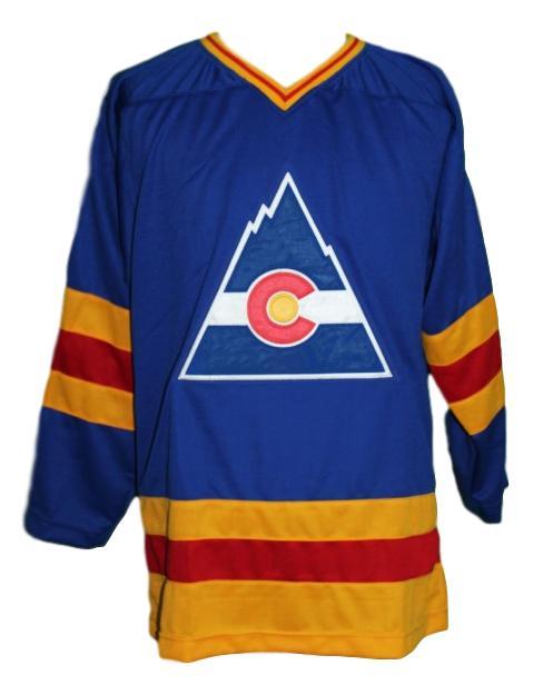 Lever  9 colorado retro hockey jersey blue   1