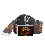Magic Symbol Seal of Solomon Witchcraft Belt - Reversible - $29.95