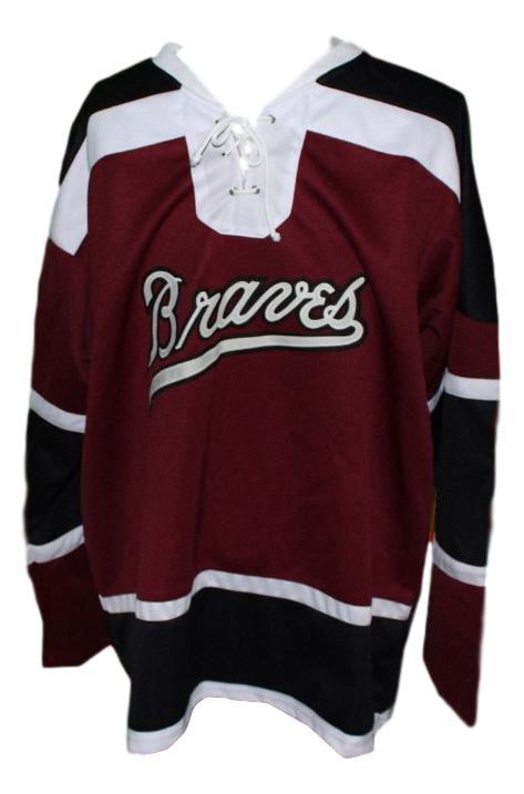 Boston braves retro hockey jersey 1970 maroon   1