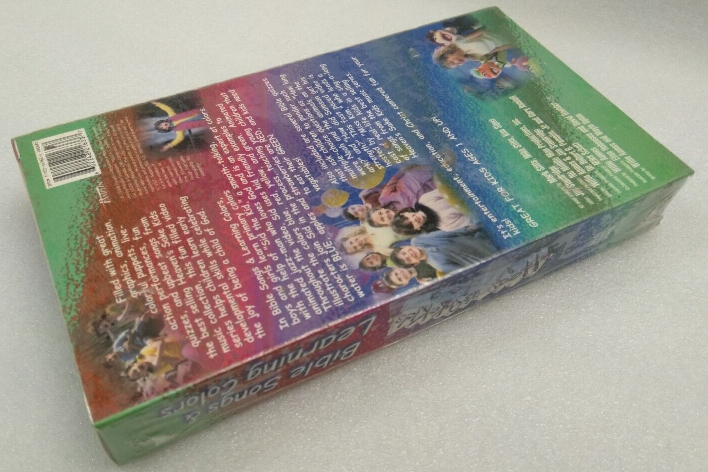 VHS Heaven’s Sake Kids Bible Songs and Learning Colors (VHS, 2000) NEW ...