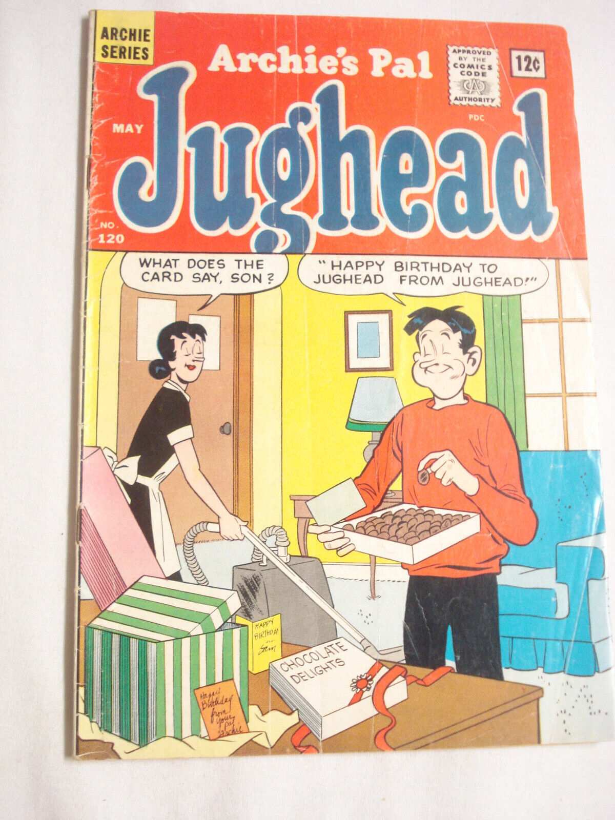Archie's Pal Jughead 120 1965 Good Archie Comics Throwing Your Voice