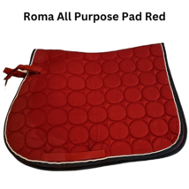 Roma All Purpose Horse Saddle Pad and Set of 2 Red Bandana Polos USED image 3
