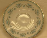 Cahill Diplomat Sango Saucer Pale Blue Floral Platinum Trim - $12.86