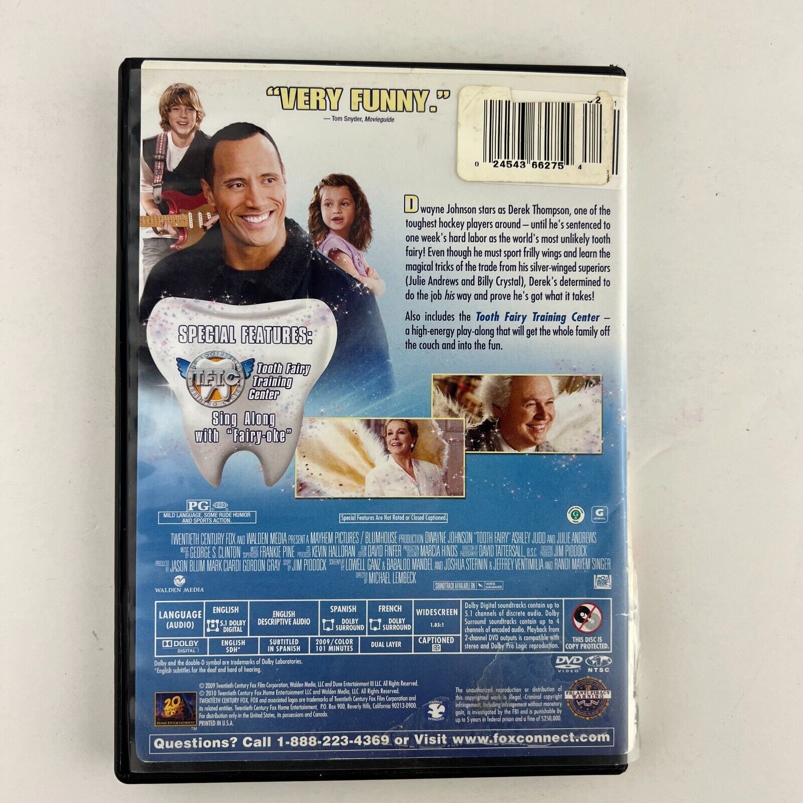 Tooth Fairy DVD Dwayne Johnson, Ashley Judd - DVDs & Blu-ray Discs