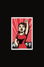 Female Activist Sticker, Human Rights Feminist Decal, Equal Rights Activism - $3.78+