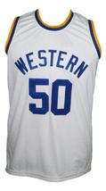 Neon Boudeaux #50 Western Blue Chips Movie Basketball Jersey New White Any Size image 1