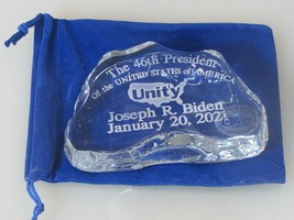 Biden Limited edition Unity paperweight iceberg 46th President 24% lead crystal - $36.22