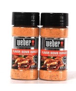 2 Ct Weber 3.7 Oz Flavor Bomb Burger Seasoning Gluten Free Best By 9/23/... - $27.99