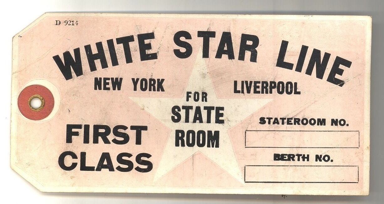 White Star Line 1914 luggage tag ocean liner and 50 similar items