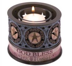 Inspirational Heartstone Votive Candle Holder with Stars - $10.95