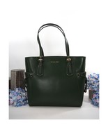 Michael Kors Moss Green Leather Voyager Medium Tote Bag NWT - $192.56