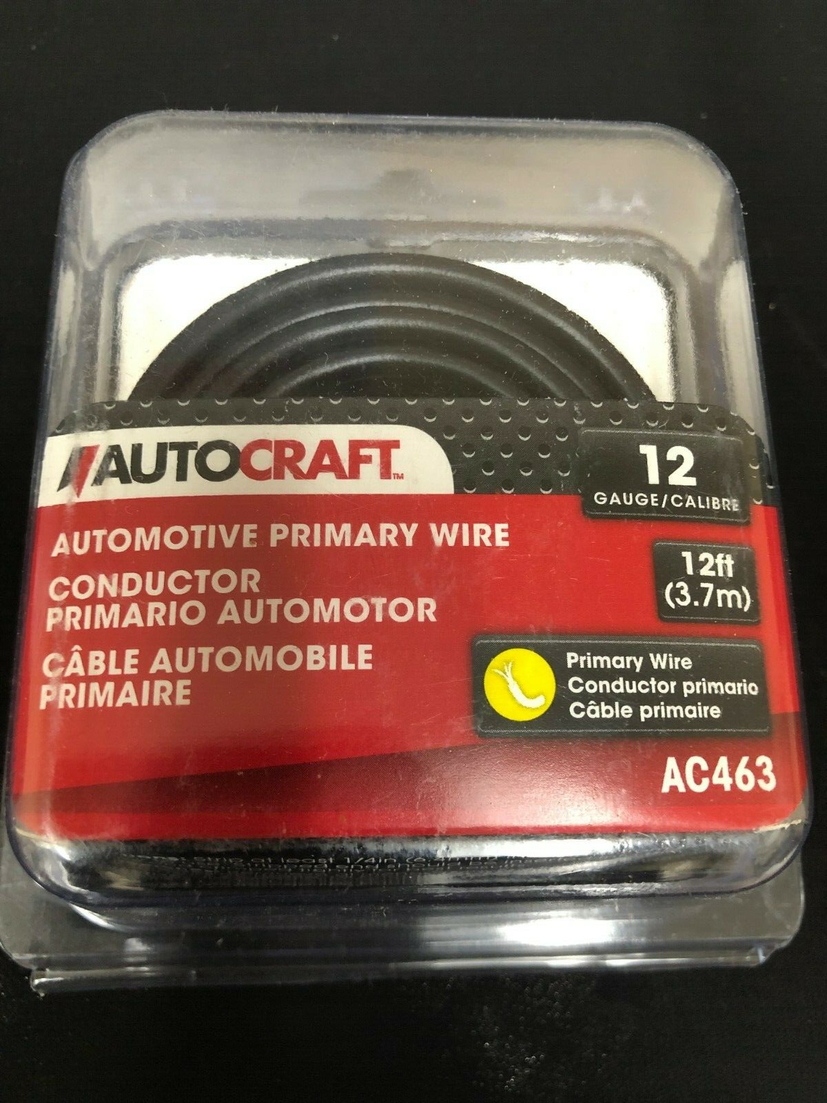 AutoCraft Automotive Primary Wire, 14 Gauge, Red, 20 ft AC471