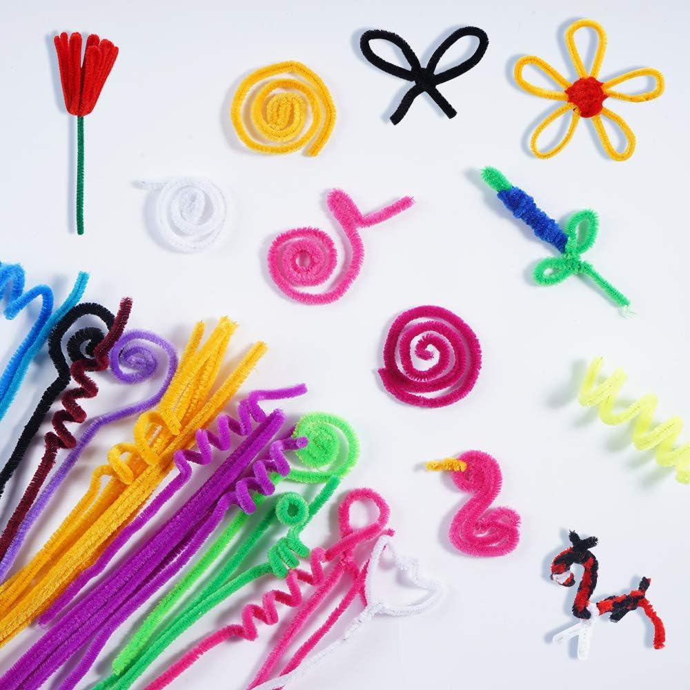  MECCANIXITY Pipe Cleaners Chenille Stems 30cm/12 Inch