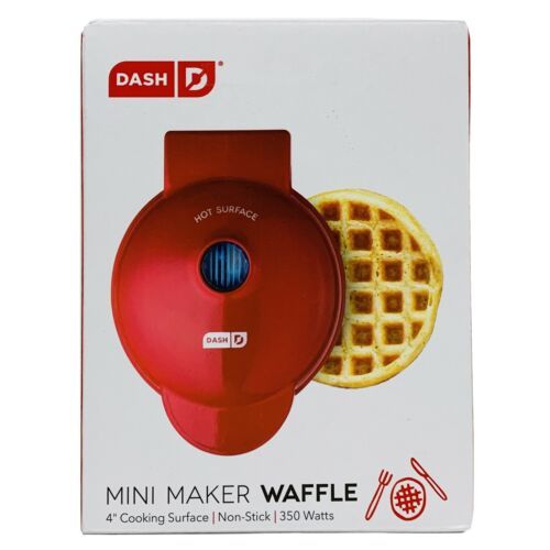 Nostalgia My Mini Santa Claus Waffle Maker 5 Non-Stick New