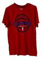 Adidas Climacool Men&#39;s LA Clippers Pre-Game Graphic Ultimate Tee, Red, M... - $17.81