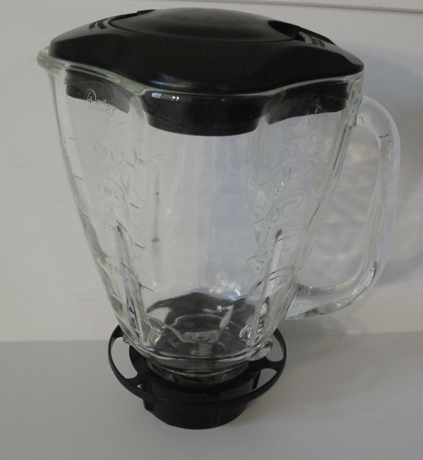 Vintage Oster Replacement Blender Pitcher Glass Jar W/blade 5 Cup