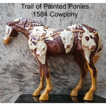 Painted Ponies Cowpony #1584 Artist Lori Musil Retired 2005 Pre Loved In Box image 2