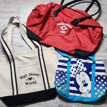 Walt Disney Cruise World Tote Shopper Weekender Getaway Travel Bag lot of 3 - $30.00