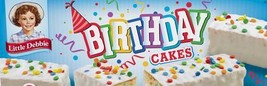 Little Debbie Birthday Cakes Iced Vanilla 16 Cakes w/ Sprinkles No Box - $16.99