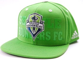 Seattle Sounders FC adidas NZP50 Academy MLS Soccer Team Snapback Hat Ad... - $20.85