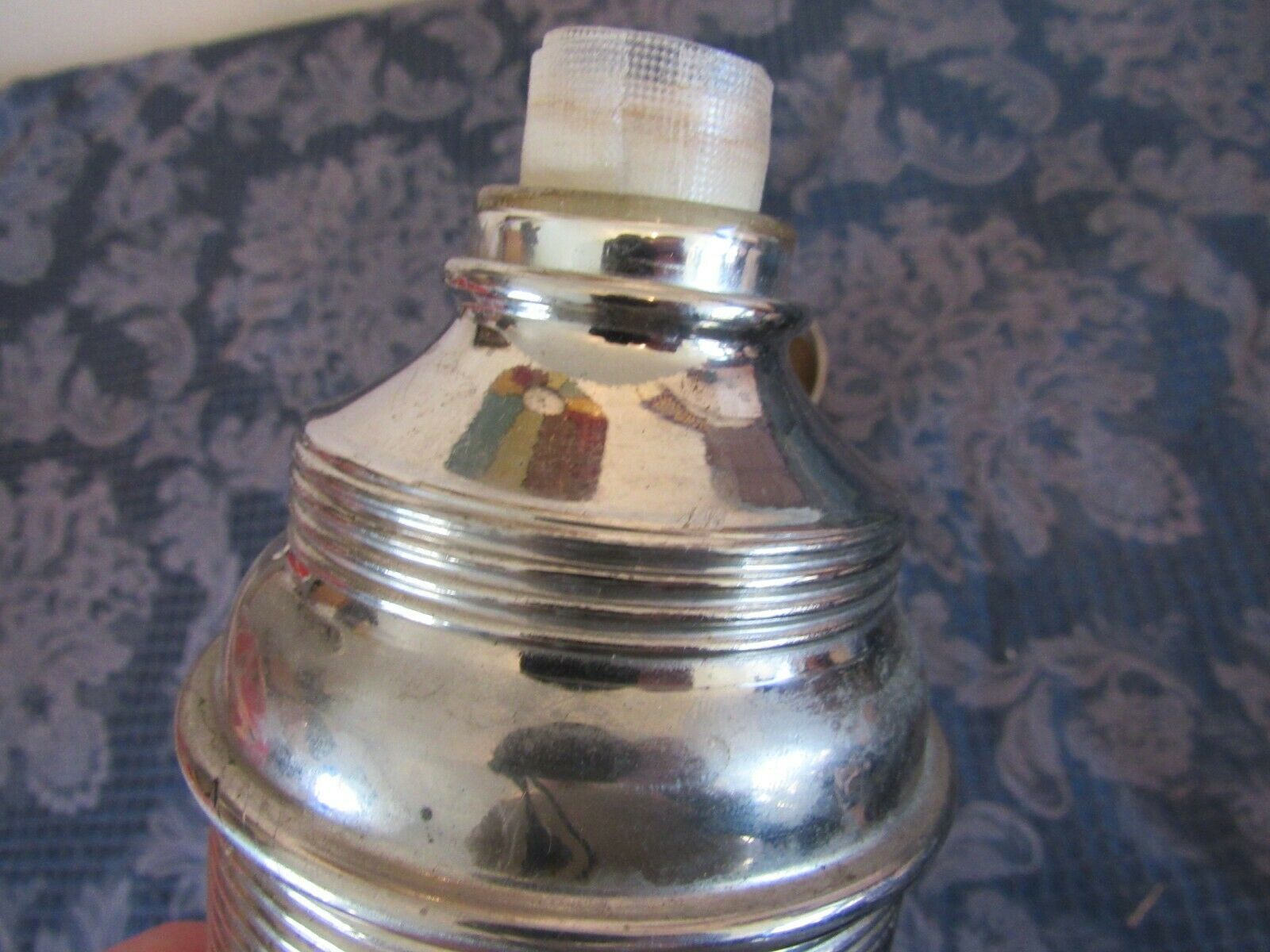 1950's vintage aluminum/ glass lined thermos for Sale in Hamilton