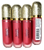 4 Tubes Revlon Ultra HD Matte Lipcolor 635 UHD Passion - $33.99