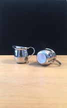 Set of 2 vintage Polar Ware stainless steel creamers/pitchers image 2