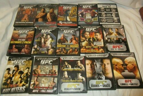 Huge Lot of 19 UFC Fighting DVD Sets See Pictures for List Buy It Now ...