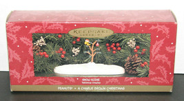 Hallmark Keepsake Ornament A Charlie Brown Christmas Snow Scene Tabletop Display - $9.40