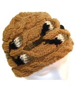 Do it up Brown Hand Knit Hat - $25.00