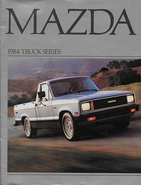 1984 Mazda Trucks Sales Brochure Catalog US 84 B2000 Sundowner SE-5 ...