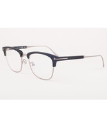 Tom Ford 5590-B 002 Matte Black Titanium / Blue Block Eyeglasses TF5590 ... - $217.55